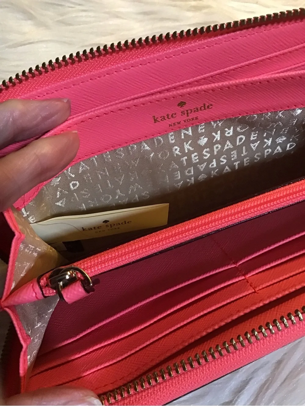 Kate spade parrot bird wallet